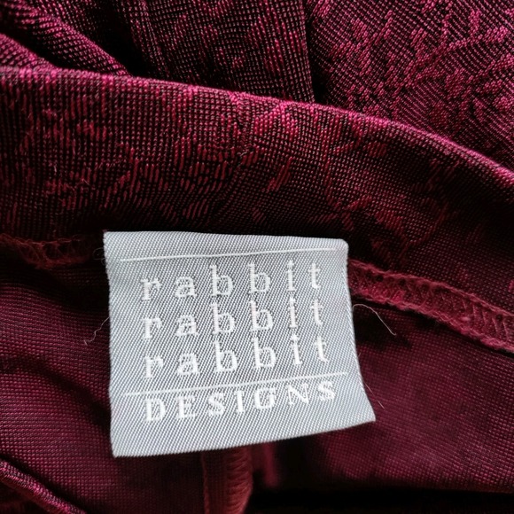 Vintage Rabbit Rabbit Rabbit Designs Maxi Dress  Women Size 10 Y2K - Picture 3 of 7